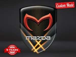 Mazda Heckscheibensticker Premium Exklusiv Robust Auto